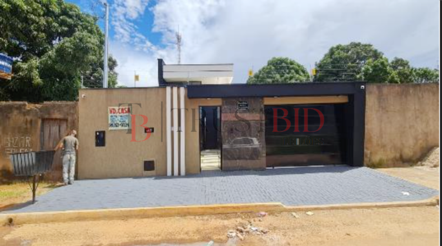 CASA | JD. BARRAGEM I - ÁGUAS LINDAS DE GOIÁS/GO LEILÃO DE IMÓVEIS, localizado em Águas Lindas De Goiás - GO